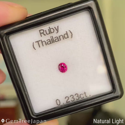 Ruby 0.233ct / Thailand