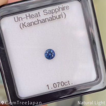 Un-Heat Sapphire 1.070ct / Thailand (Kanchanaburi)