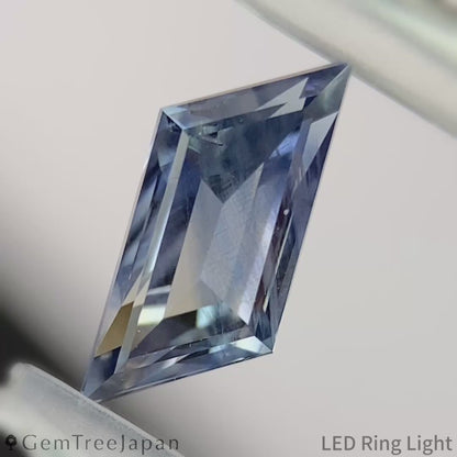 [from Rough] Unheated Sapphire 0.893ct / Kanchanaburi