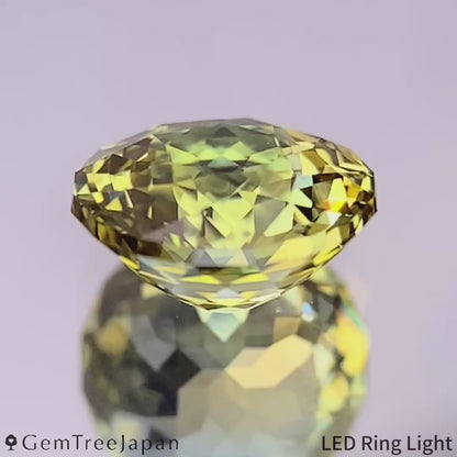 "Fancy Round 16" Un-Heat Sapphire 1.422ct / Thailand(Kanchanaburi)