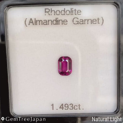 Rhodolite Garnet 1.493ct / Tanzania