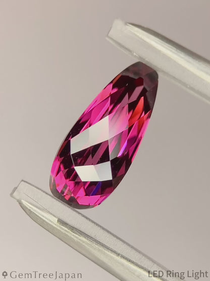 "Pink Crocodile's Claw" Malaya Garnet 2.02ct / Tanzania【One Price】