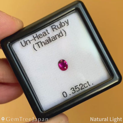 Un-Heat Ruby 0.352ct / Thailand