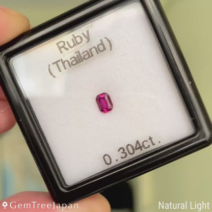 Ruby 0.304ct / Thailand