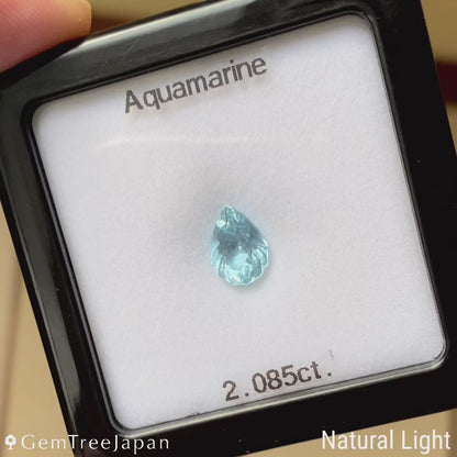 【Trial Price】Aquamarine 2.085ct / Madagascar