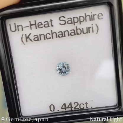 Un-Heat Sapphire 0.442ct / Thailand (Kanchanaburi)