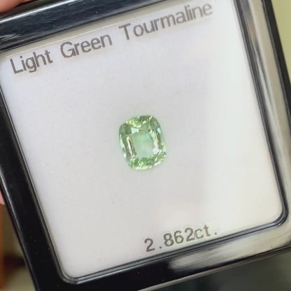 Light Green Tourmaline 2.862ct / Nigeria
