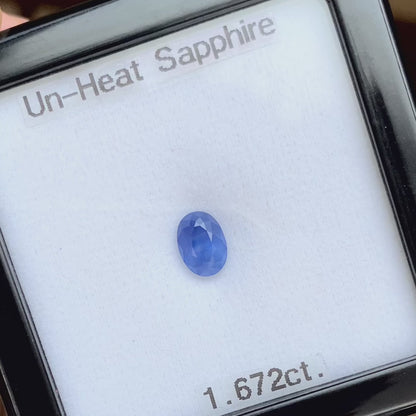 Un-Heat Sapphire 1.672ct / Sri Lanka