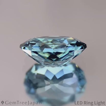 "Ice Mint Blue" Sapphire 0.693ct / Kanchanaburi (Thailand)