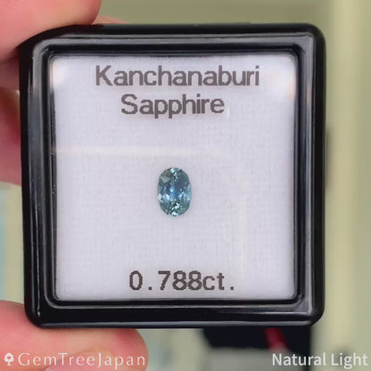 Parti-color Sapphire 0.788ct / Thailand (Kanchanaburi)