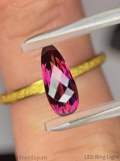 "Pink Crocodile's Claw" Malaya Garnet 2.02ct / Tanzania【One Price】