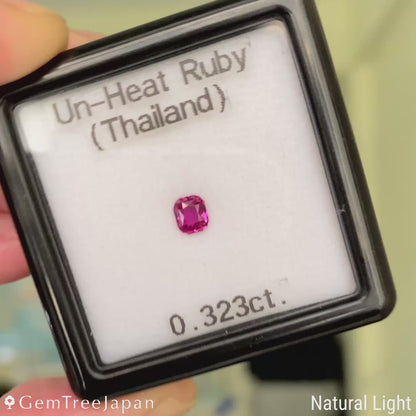 Un-Heat Ruby 0.323ct / Thailand