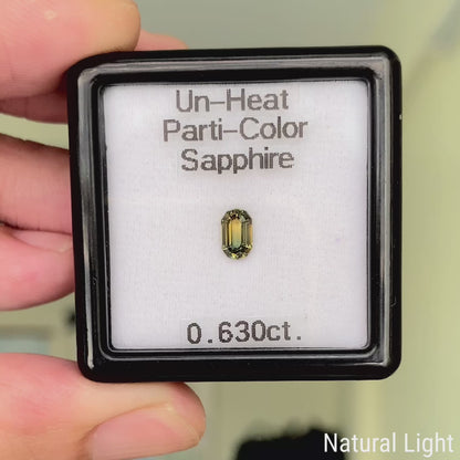 Un-Heat Parti-Color Sapphire 0.630ct / Madagascar