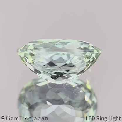 "Pale Green" Kanchanaburi Sapphire 1.119ct / Thailand