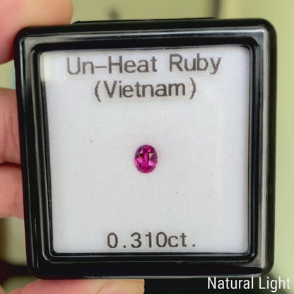 Un-Heat Ruby 0.310ct / Vietnam