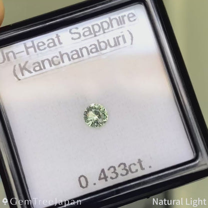 Un-Heat Sapphire 0.433ct / Thailand (Kanchanaburi)