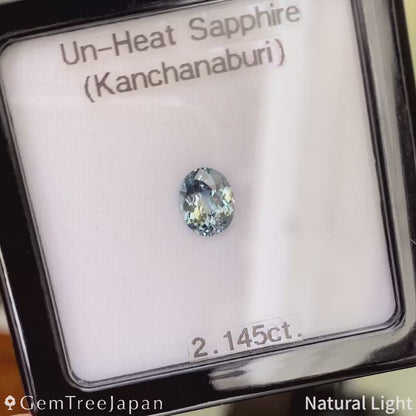 Un-Heat Sapphire 2.145ct / Thailand (Kanchanaburi)