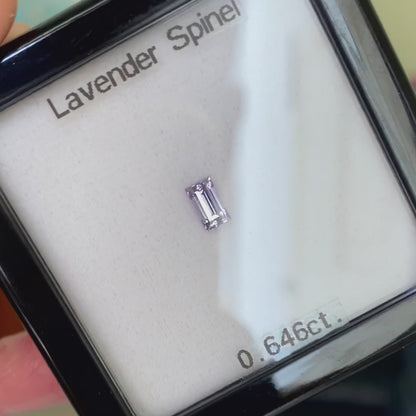 Lavender Spinel 0.646ct / Tanzania