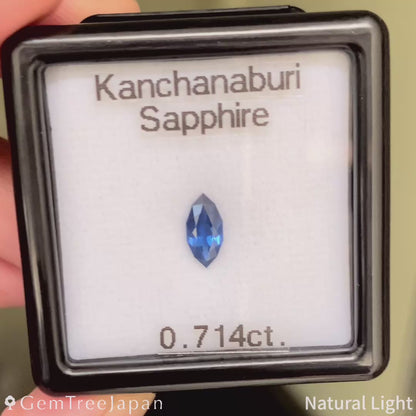 "lulu's” Kanchanaburi Sapphire 0.714ct / Thailand
