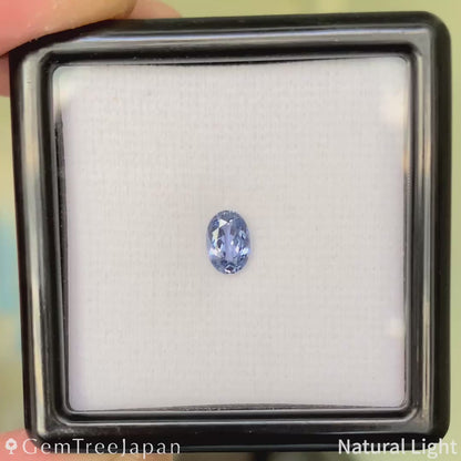 "Violetish Blue" Unheated Sapphire 0.54ct / Kanchanaburi (Thailand) [Trial Price]