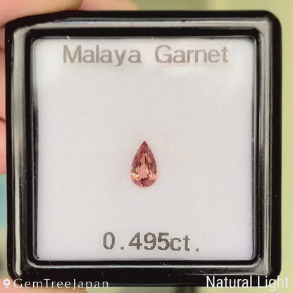 Malaya Garnet 0.495ct / Tanzania