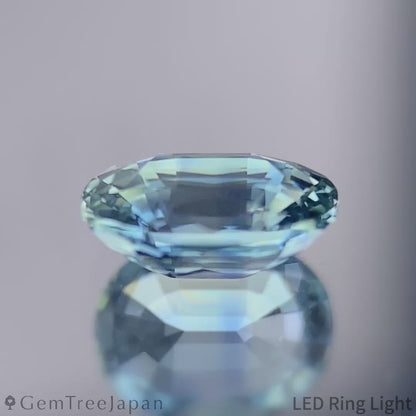 "Ice Mint Blue" Sapphire 0.655ct / Kanchanaburi (Thailand)