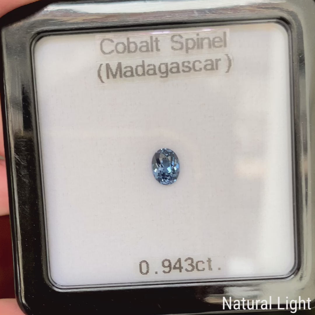 コバルトスピネルノー付0.94ctNatural Cobalt spinel Cobalt Spinel 0.943ct / Madagascar – IRMO.JP
