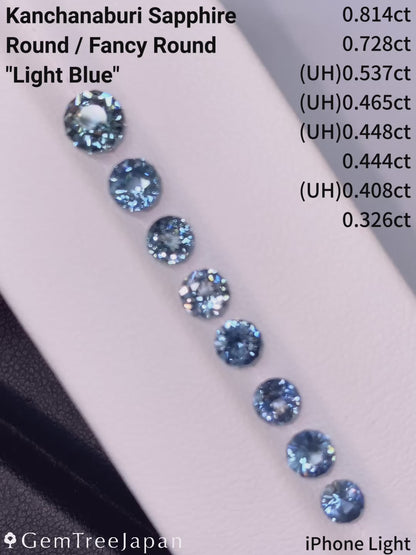 “Narika Cut" Kanchanaburi Sapphire 0.326ct / Thailand