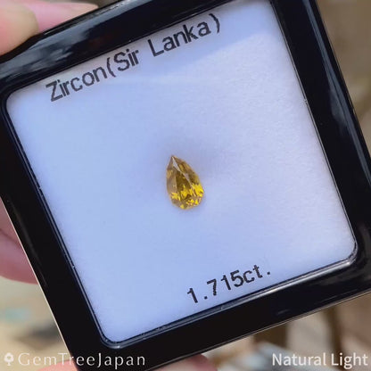 Yellow Zircon 1.715ct / Sri Lanka