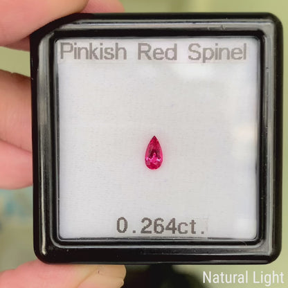 Pinkish Red Spinel 0.264ct / Vietnam