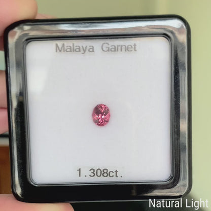 Malaya Garnet 1.308ct / Tanzania
