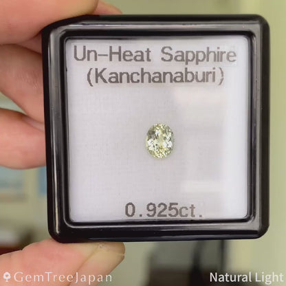 Un-Heat Sapphire 0.925ct / Thailand (Kanchanaburi)