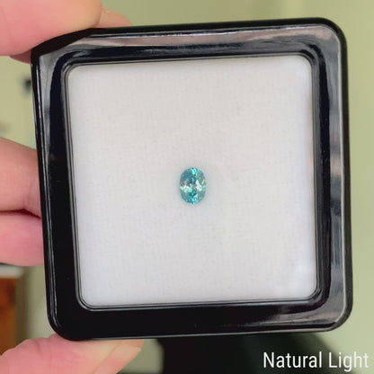 UV Tenebresent Zircon 1.183ct / Cambodia