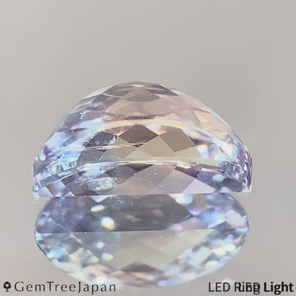 "Sleepy Rainbow" Un-Heat Parti-Color Sapphire 1.439ct / Kanchanaburi (Thailand)