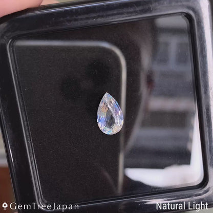 【from Rough】Rainbow Moonstone 2.56ct / Madagascar