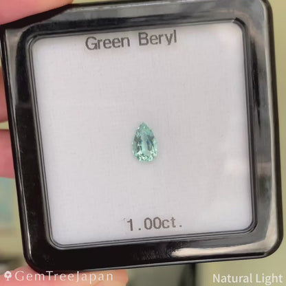 【Trial Price】Green Beryl 1.00ct / Nigeria