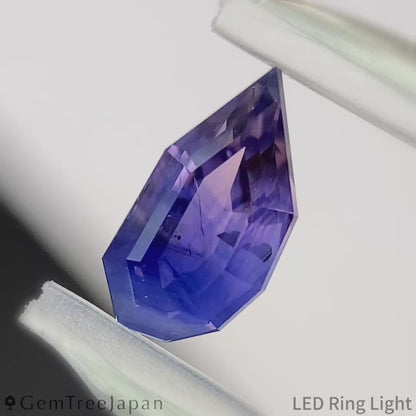 【Flame Frame】Un-Heat Sapphire 1.107ct / Kanchanaburi