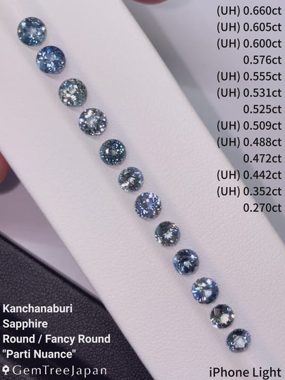 "Narika Cut" Kanchanaburi Sapphire 0.472ct / Thailand