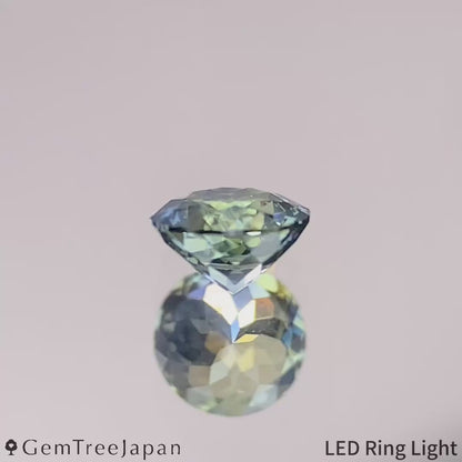 Parti-color Sapphire 0.436ct / Thailand (Kanchanaburi)