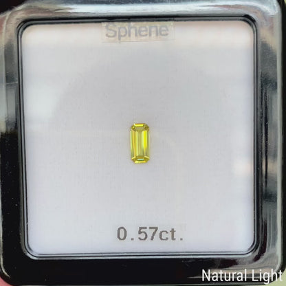 Sphene 0.57ct / Madagascar