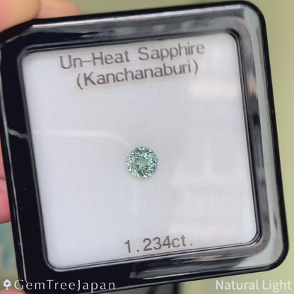 【lulu's】Un-Heat Sapphire 1.234ct / Thailand (Kanchanaburi)