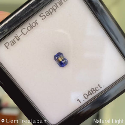 Parti-Color Sapphire 1.048ct / Sri Lanka