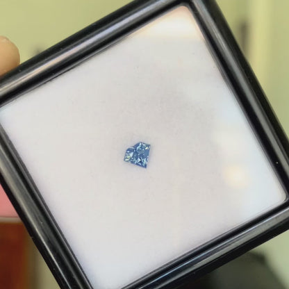 Silky Blue Sapphire 0.306ct / Cameroon
