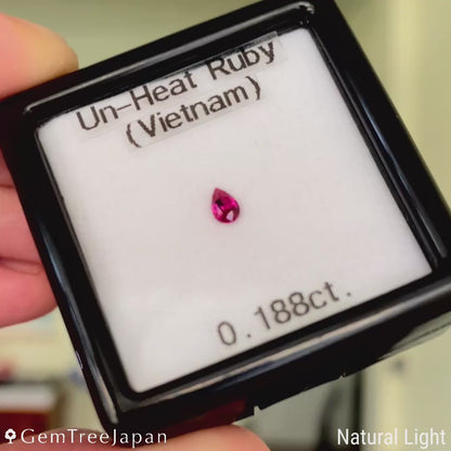 Un-Heat Ruby 0.188ct / Vietnam