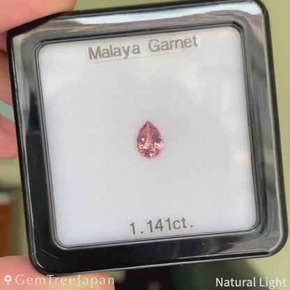 【Trial Price】Malaya Garnet 1.141ct / Tanzania