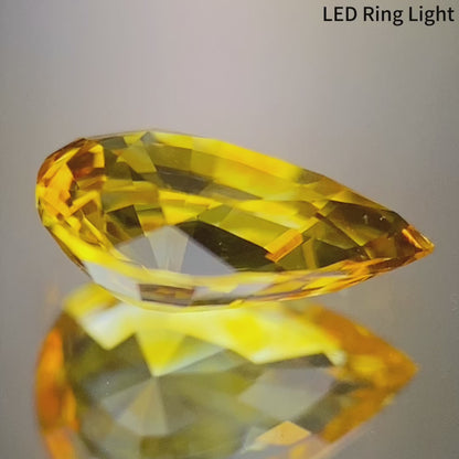 Orangy Yellow Sapphire 0.863ct / Kanchanaburi