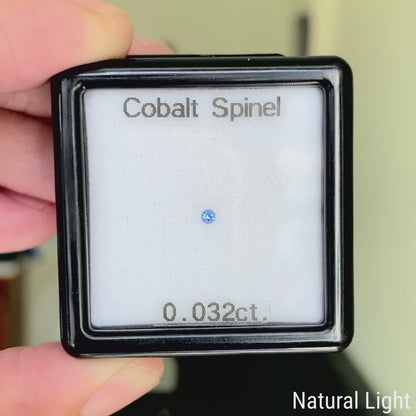 Cobalt Spinel 0.032ct / Vietnam