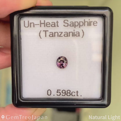 Un-Heat Sapphire 0.598ct / Tanzania
