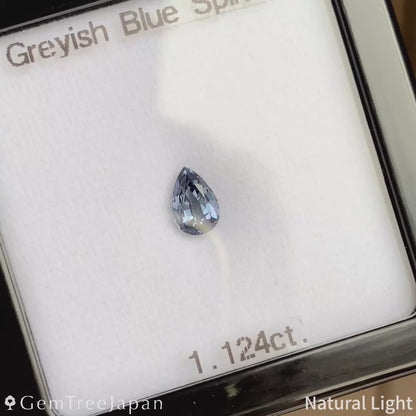 Greyish Blue Spinel 1.124ct / Sri Lanka