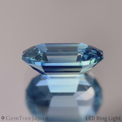 【Trial Price】"Ice Mint Blue" Sapphire 0.730ct / Kanchanaburi (Thailand)